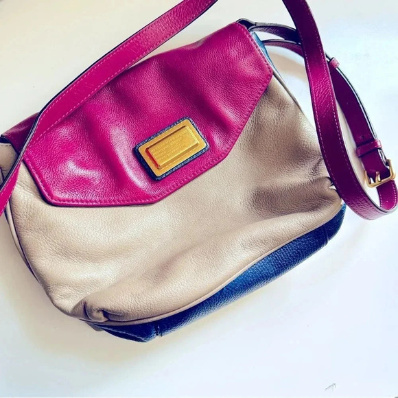 Marc By Marc Jacobs Color Block Leather Flap Crossbody - Picture 10 of 12